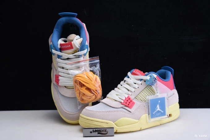 Cheap TBK Jordan 4 Retro Union Ice Air Guava DC9533-800 0818